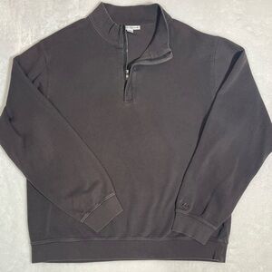 Men's Vintaged Gray quarter zip